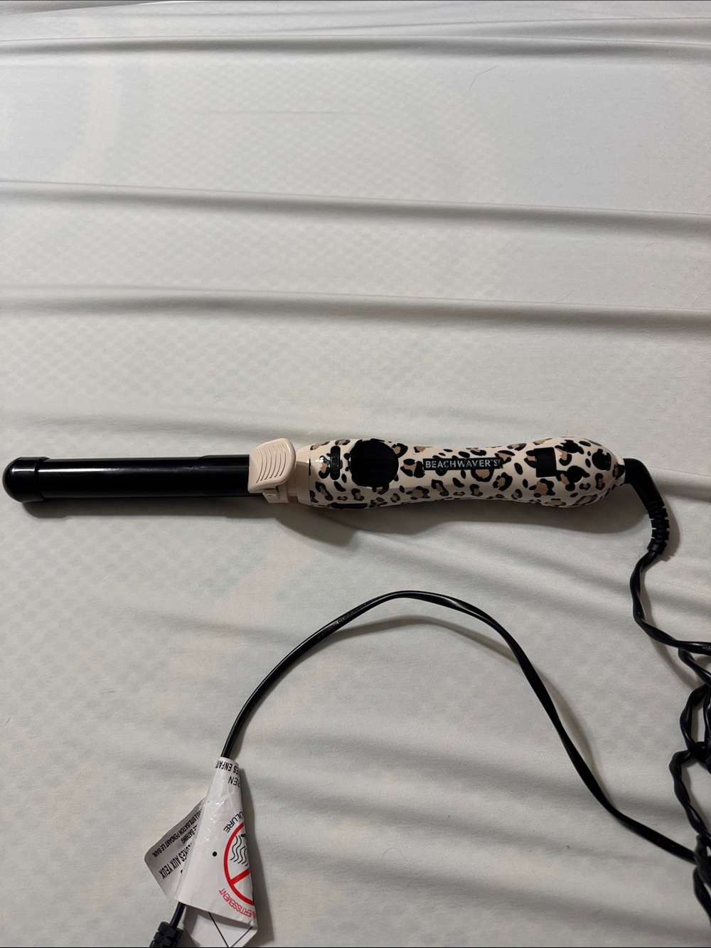 Beach waver curing iron